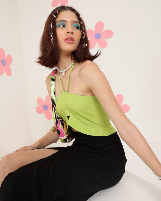 Casual Sleeveless Solid Women Light Green Top
