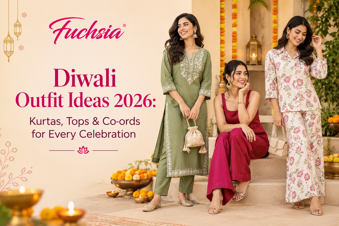 Diwali Outfit Ideas 2026: Kurtas, Tops & Co-ords for Every Celebration