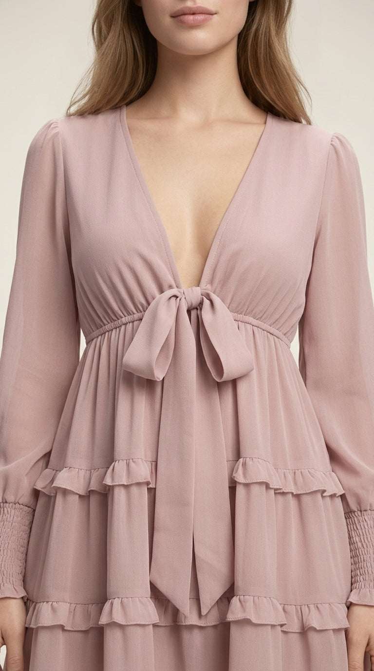 Women Fit and Flare Pink Midi/Calf Length Dress