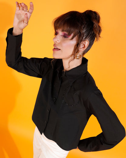 Women Regular Fit Solid Casual Shirt