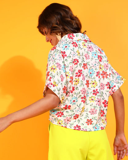 Women Regular Fit Printed Casual Shirt