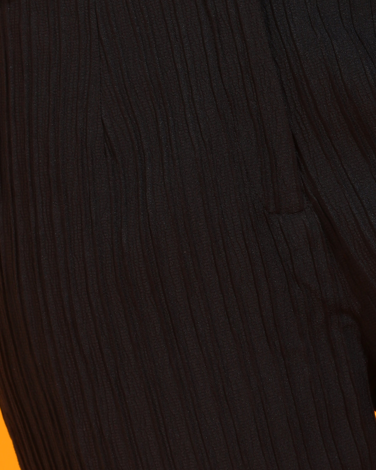Women Regular Fit Black Polyester Trousers