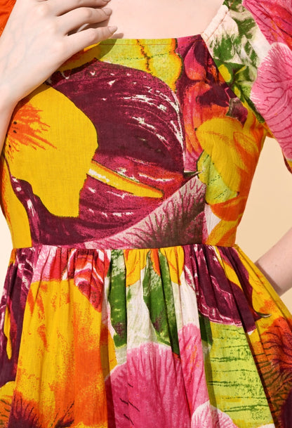 Women A-line Multicolor Mini/Short Dress