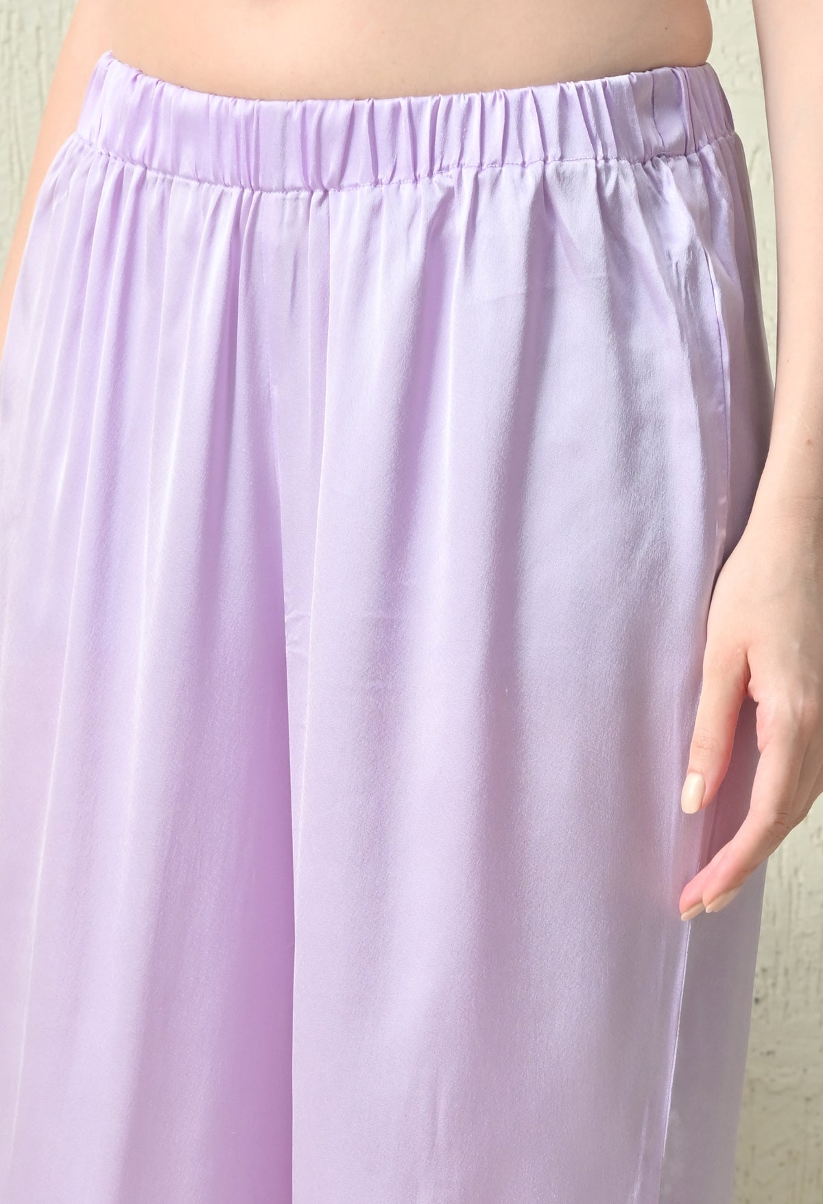 Women Shirt & Pyjama set Purple Solid