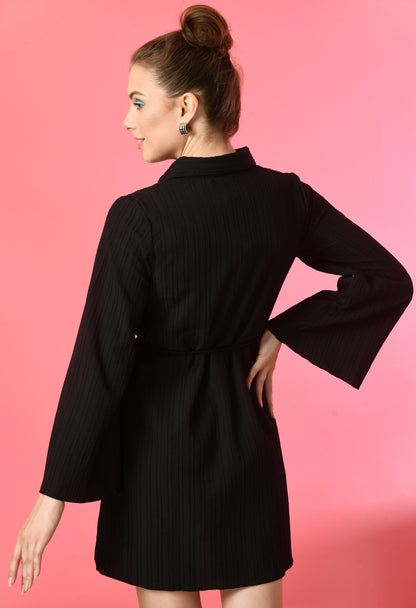 Women Bodycon Black Mini/Short Dress