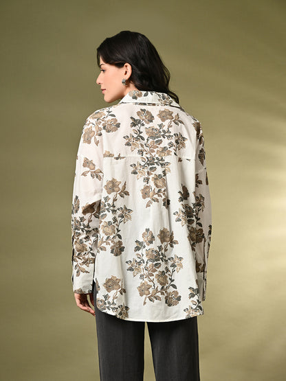 Women Relaxed Fit Printed Casual Shirt