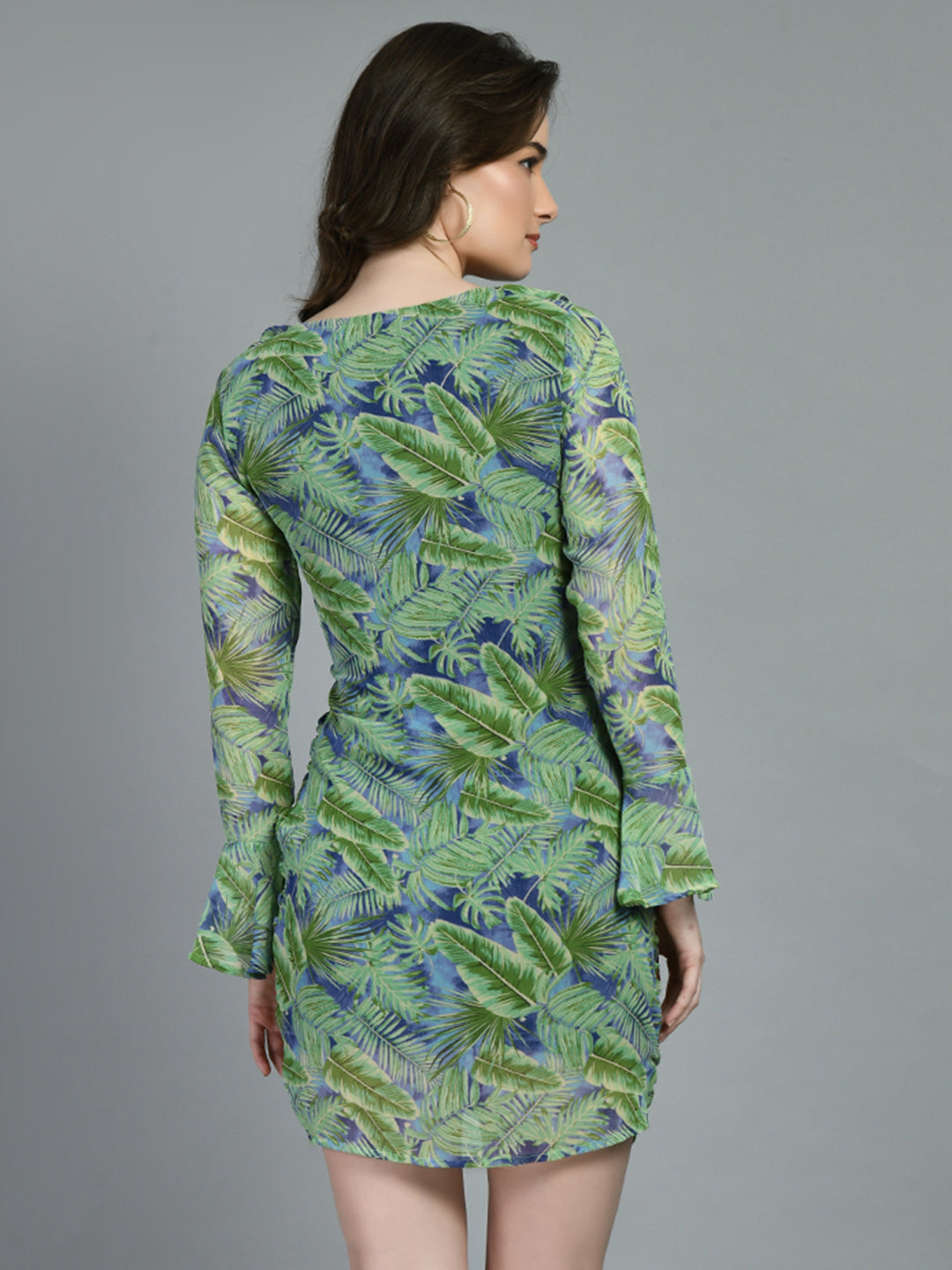 Women Bodycon Green, Light Green, Purple Mini/Short Dress