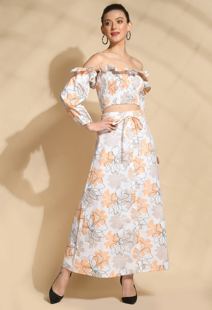 Top Skirt Co-ords Set