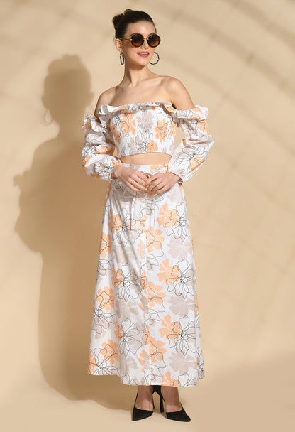 Top Skirt Co-ords Set