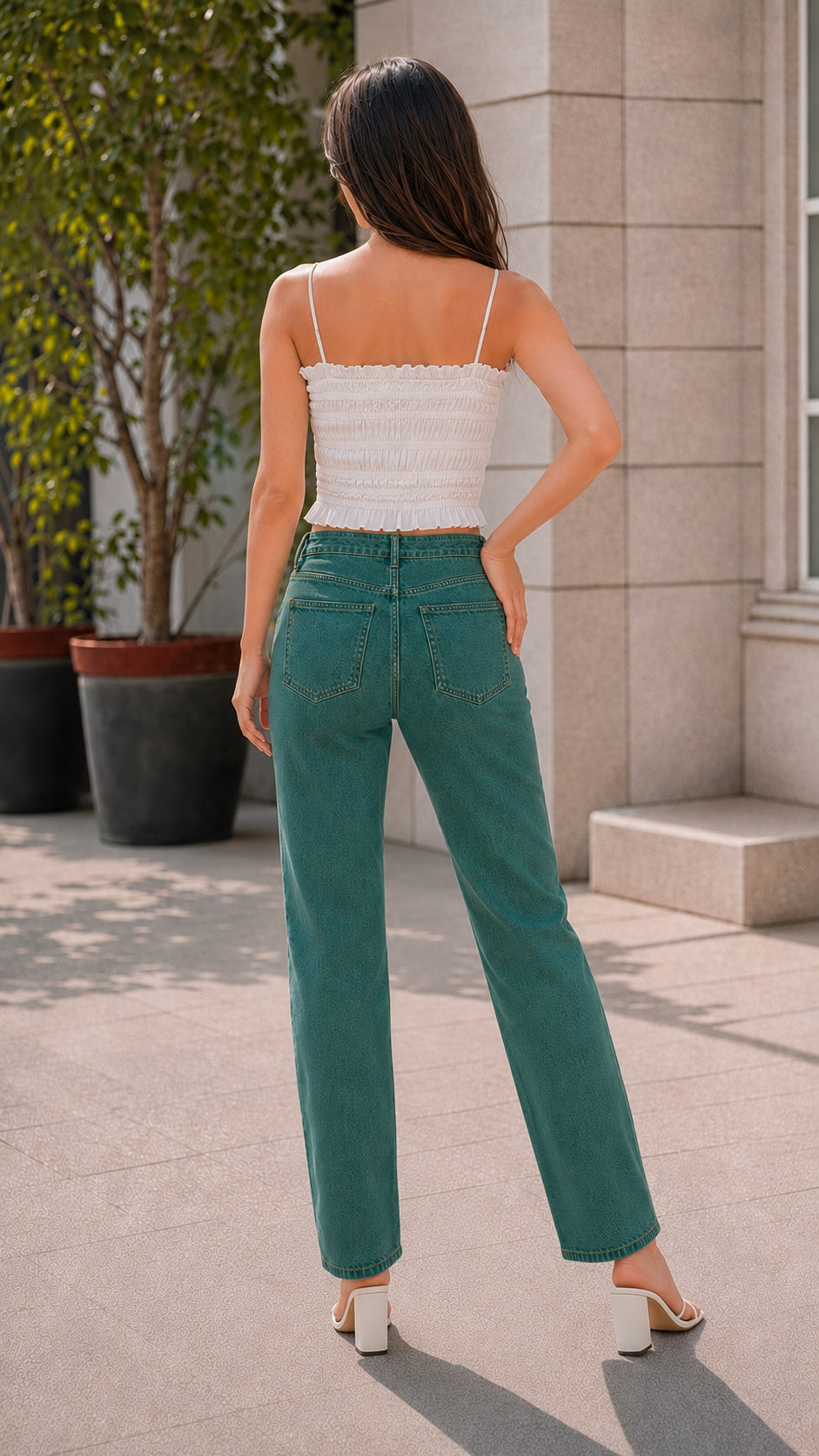 Party Shoulder Straps Solid Women White Top