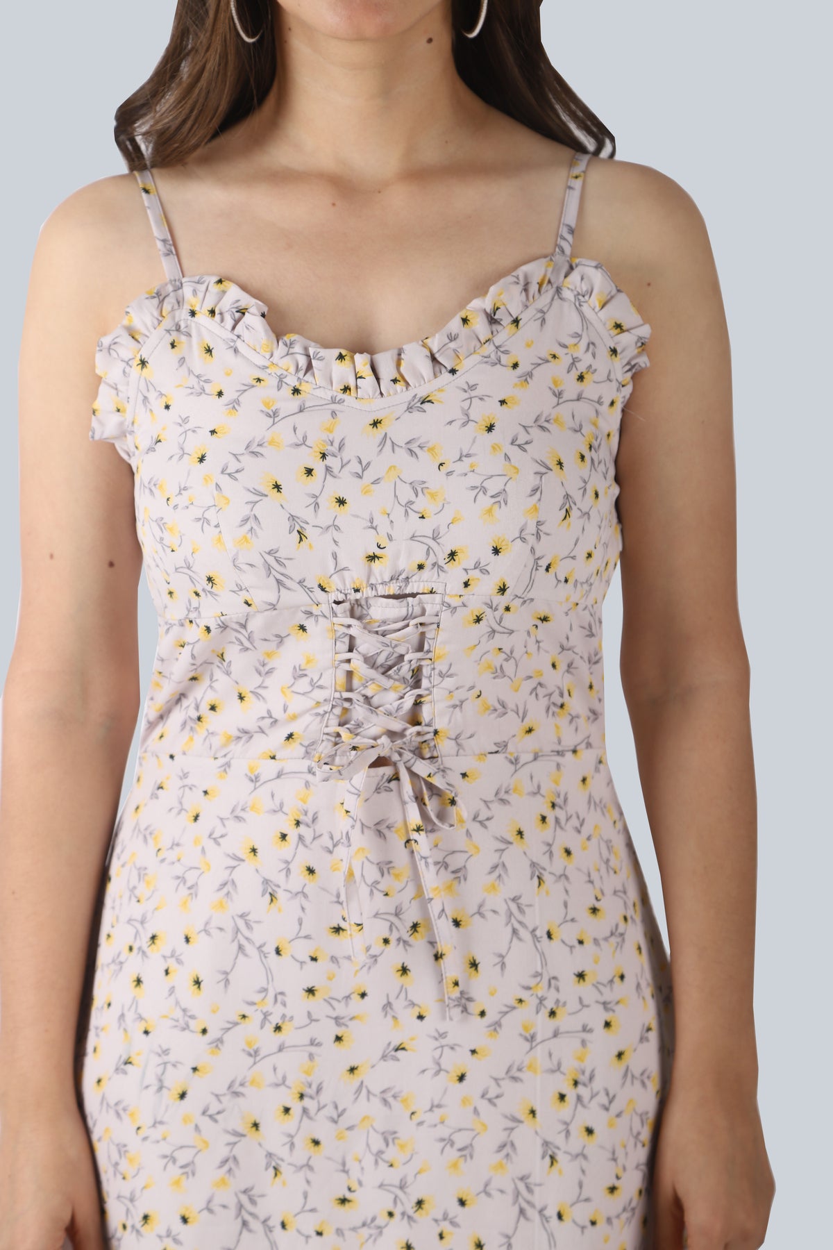 Women A-line White Mini/Short Dress