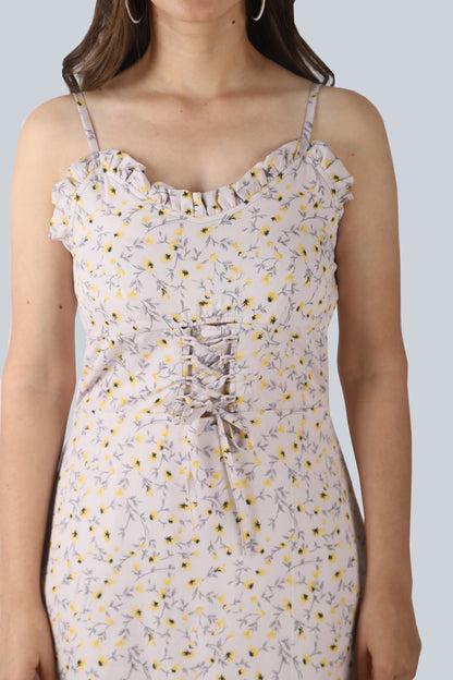 Women A-line White Mini/Short Dress
