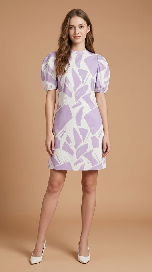 Women Bodycon Purple Above Knee/Mid Thigh Length Dress